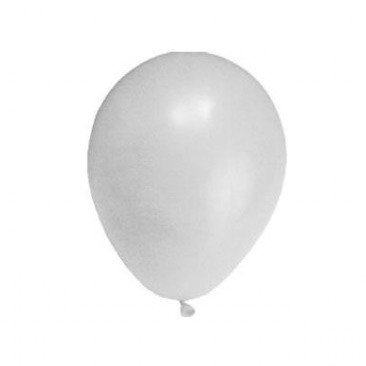 Nafukovací balonky bílé M 10ks/53100